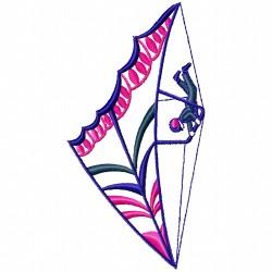 Paragliding Embroidery Design 3 Paragliding Embroidery Design 3